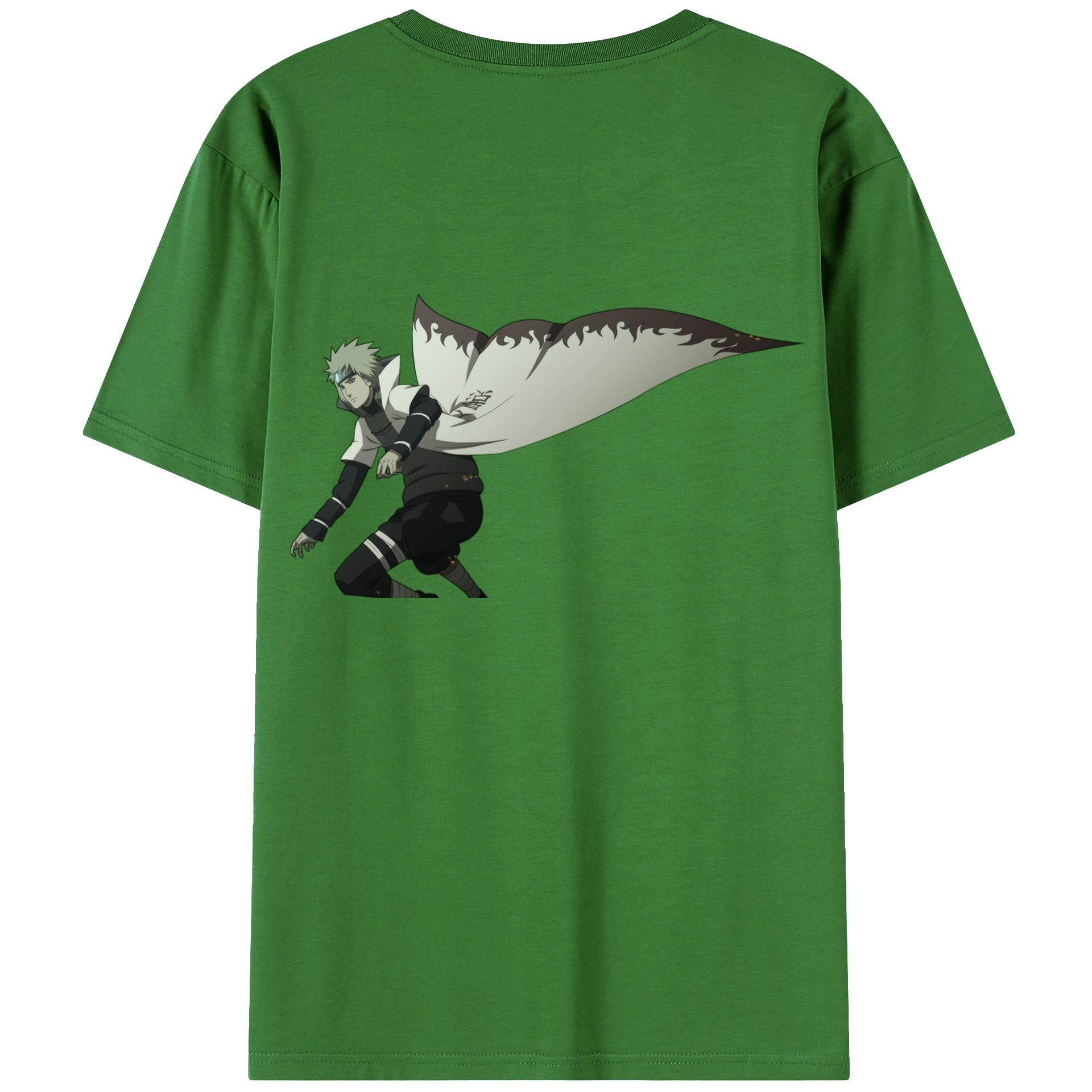 （画像用） NARUTO -ナルト- 波風 ミナト Namikaze Minato レディース半袖Tシャツ(バックプリント)